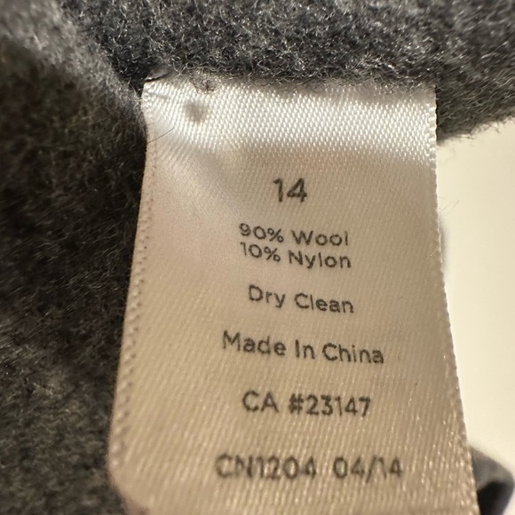 Talbots Elegant Gray Women's Wool Skirt size 14 - Picture 4 of 6